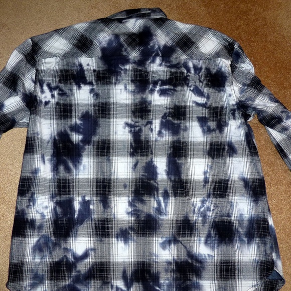 Decibel Plaid Button Front LS Shirt - Size 2X - Picture 4 of 4